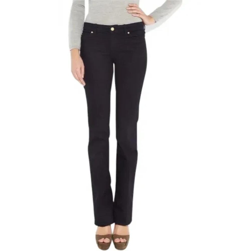 Anthropologie MiH Women's The London Style Subtle Boot Cut Dark Blue Jeans US 26
